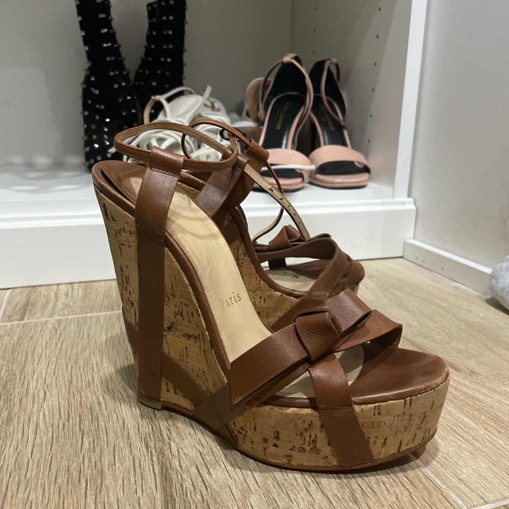 Christian Louboutin platform wedges